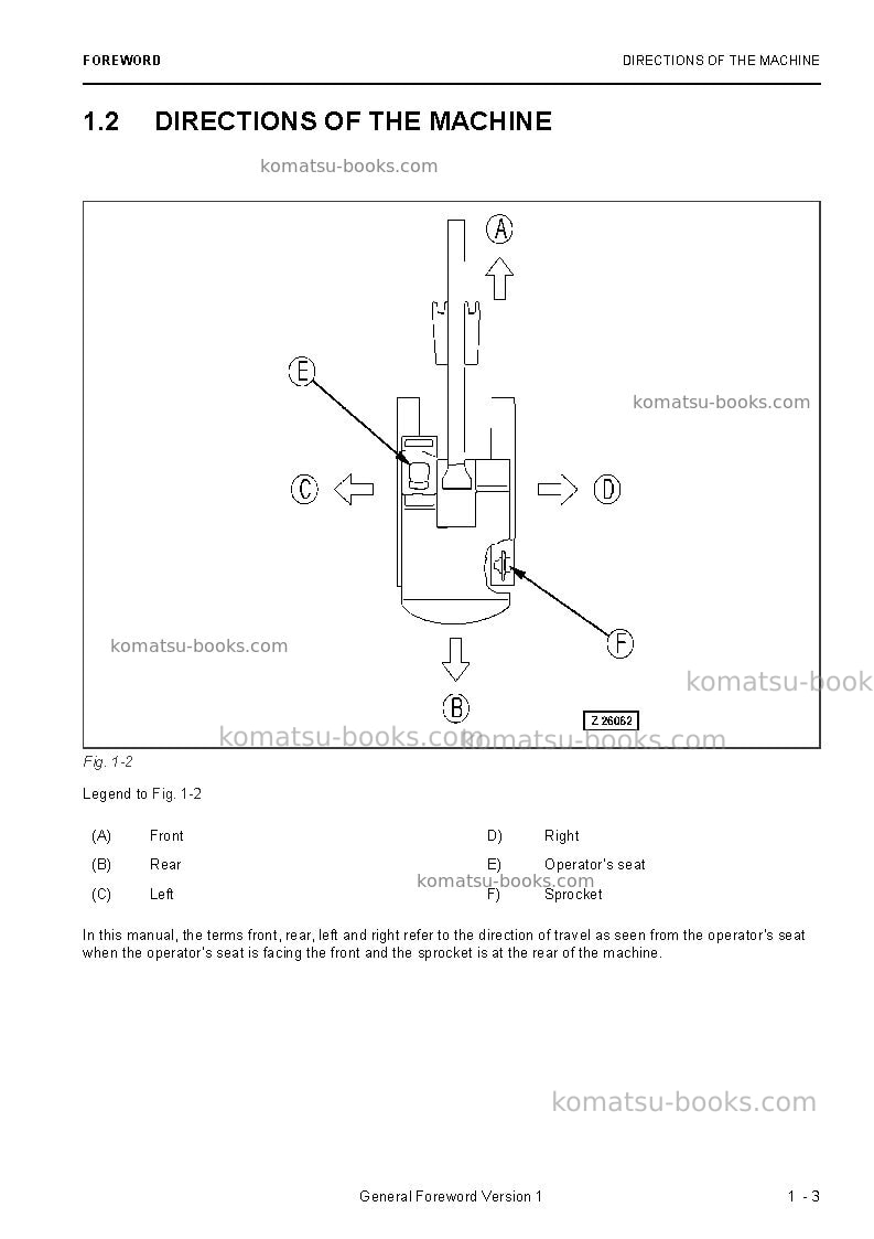Komatsu pc4000e-6deu Operation manual cover Page 5 Komatsu pc4000e-6deu Operation manual cover Page 5