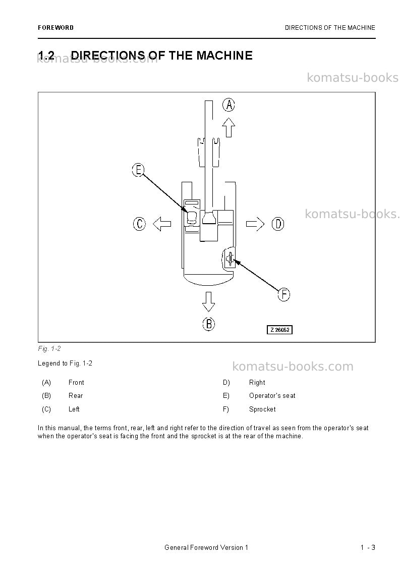 Komatsu pc4000e-6deu Operation manual cover Page 5 Komatsu pc4000e-6deu Operation manual cover Page 5