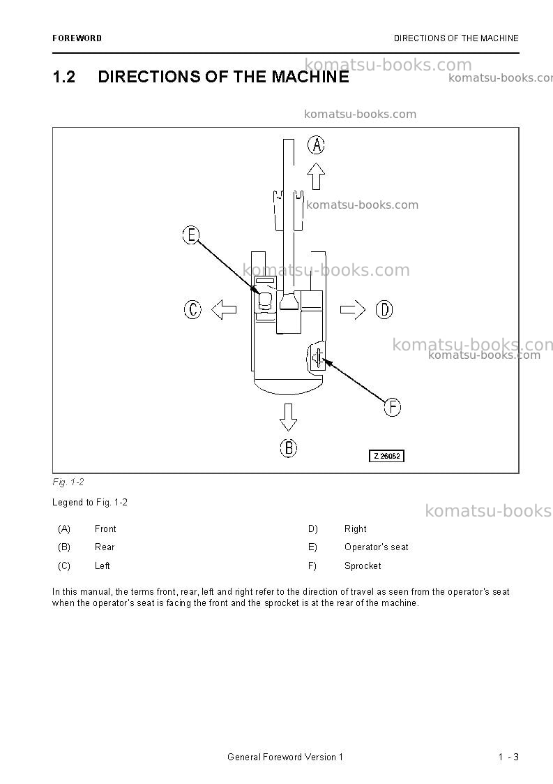 Komatsu pc4000-6deu Operation manual cover Page 5 Komatsu pc4000-6deu Operation manual cover Page 5