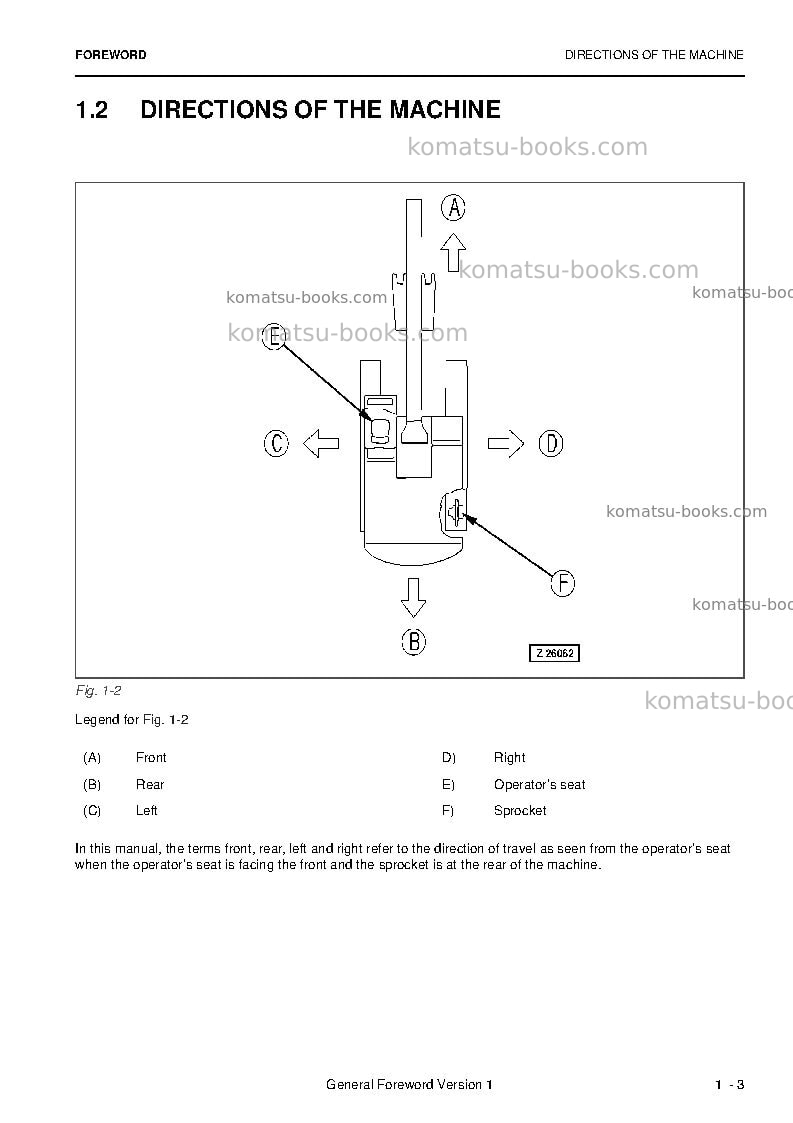Komatsu pc4000-6deu Operation manual cover Page 5 Komatsu pc4000-6deu Operation manual cover Page 5