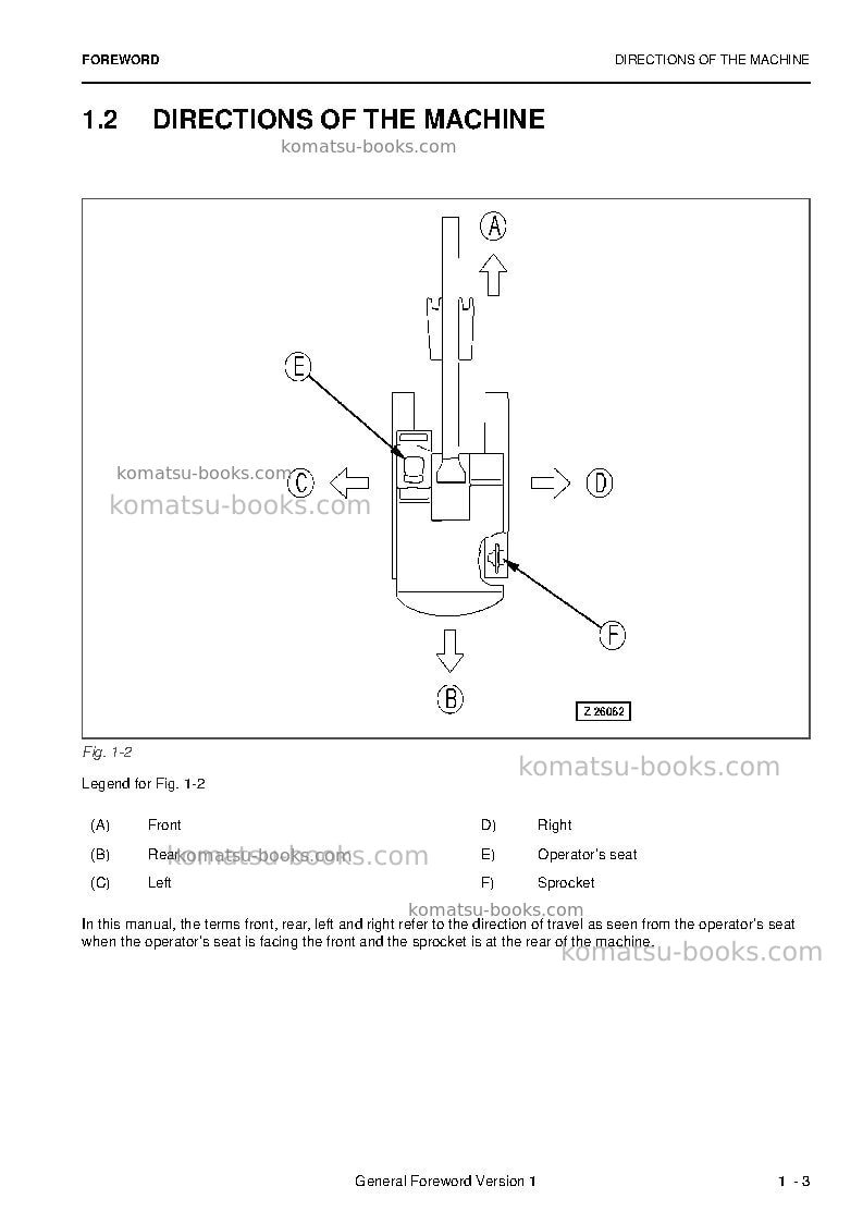 Komatsu pc4000-6deu Operation manual cover Page 5 Komatsu pc4000-6deu Operation manual cover Page 5
