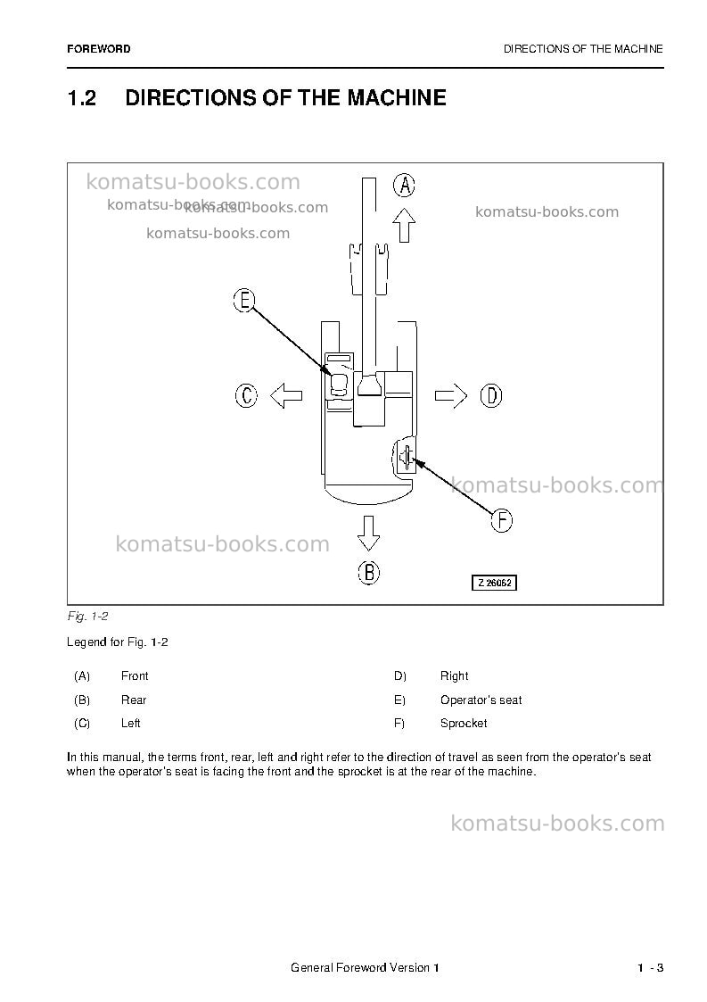 Komatsu pc4000e-6deu Operation manual cover Page 5 Komatsu pc4000e-6deu Operation manual cover Page 5