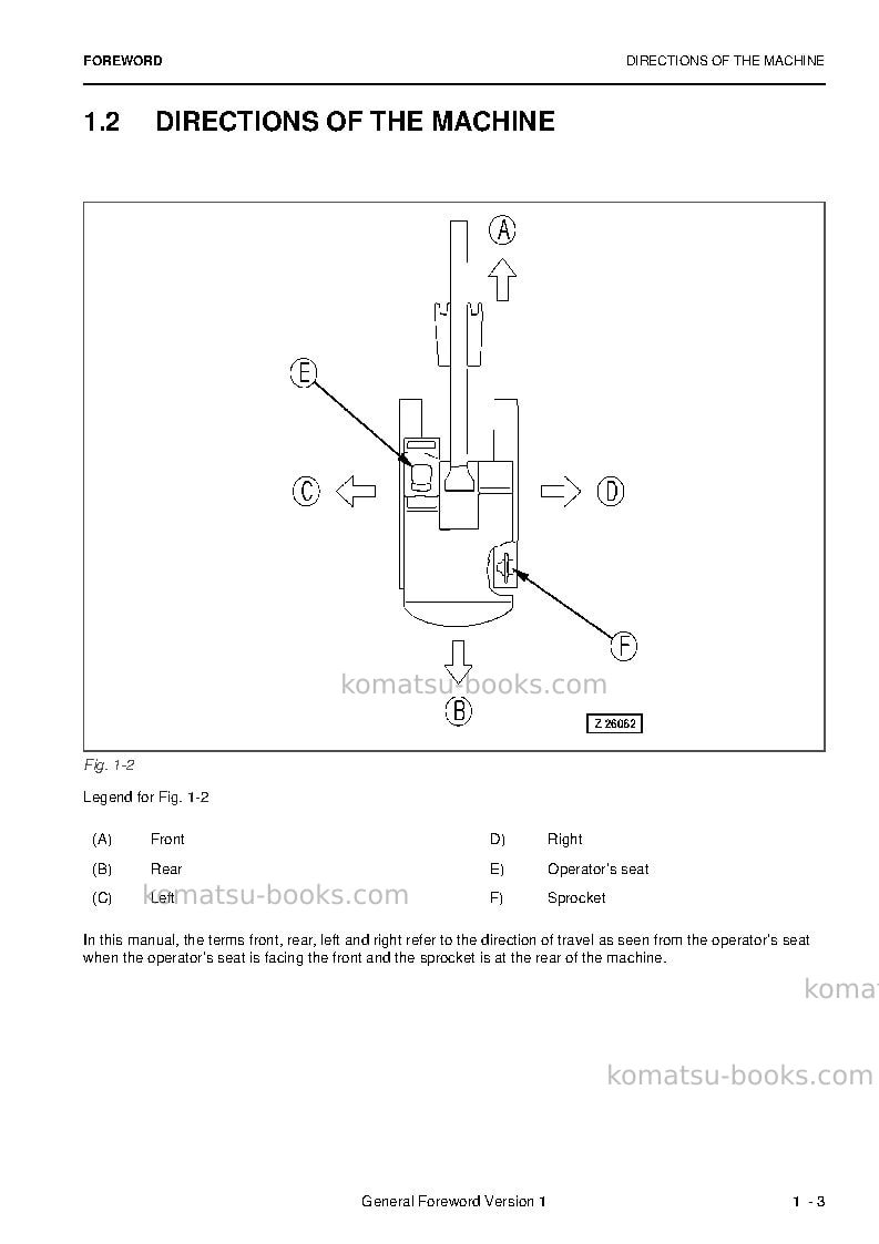 Komatsu pc4000-6deu Operation manual cover Page 5 Komatsu pc4000-6deu Operation manual cover Page 5