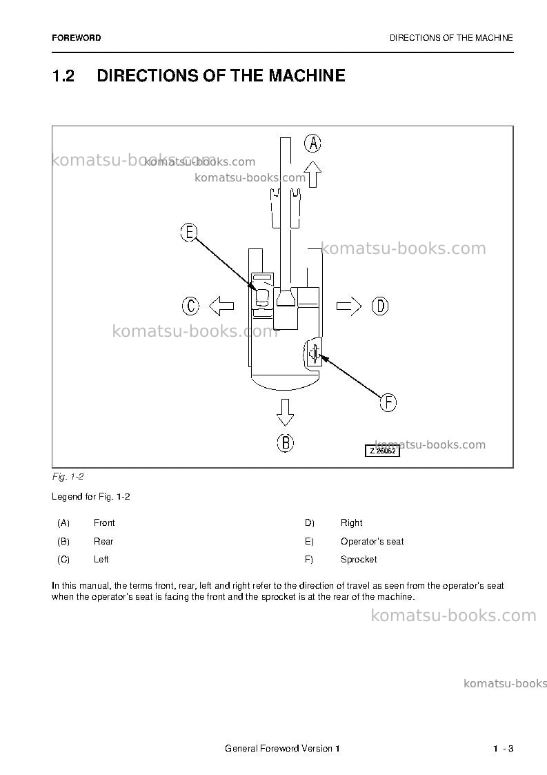 Komatsu pc4000e-6deu Operation manual cover Page 5 Komatsu pc4000e-6deu Operation manual cover Page 5