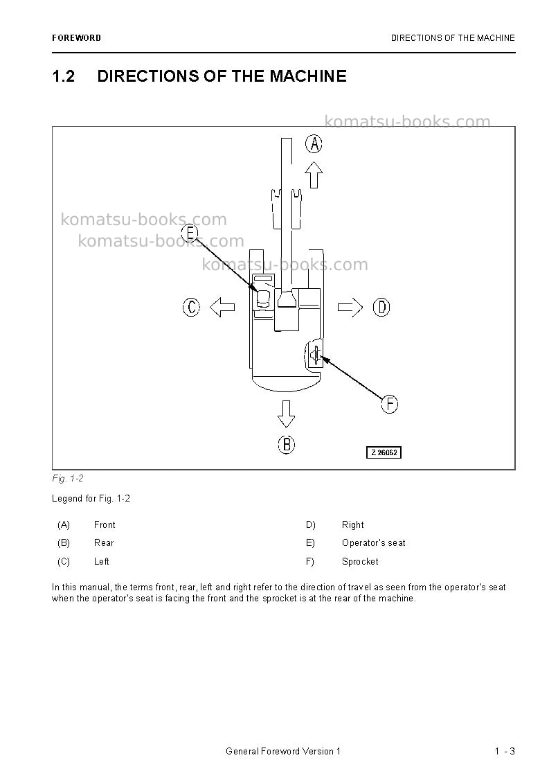 Komatsu pc4000e-6deu Operation manual cover Page 5 Komatsu pc4000e-6deu Operation manual cover Page 5