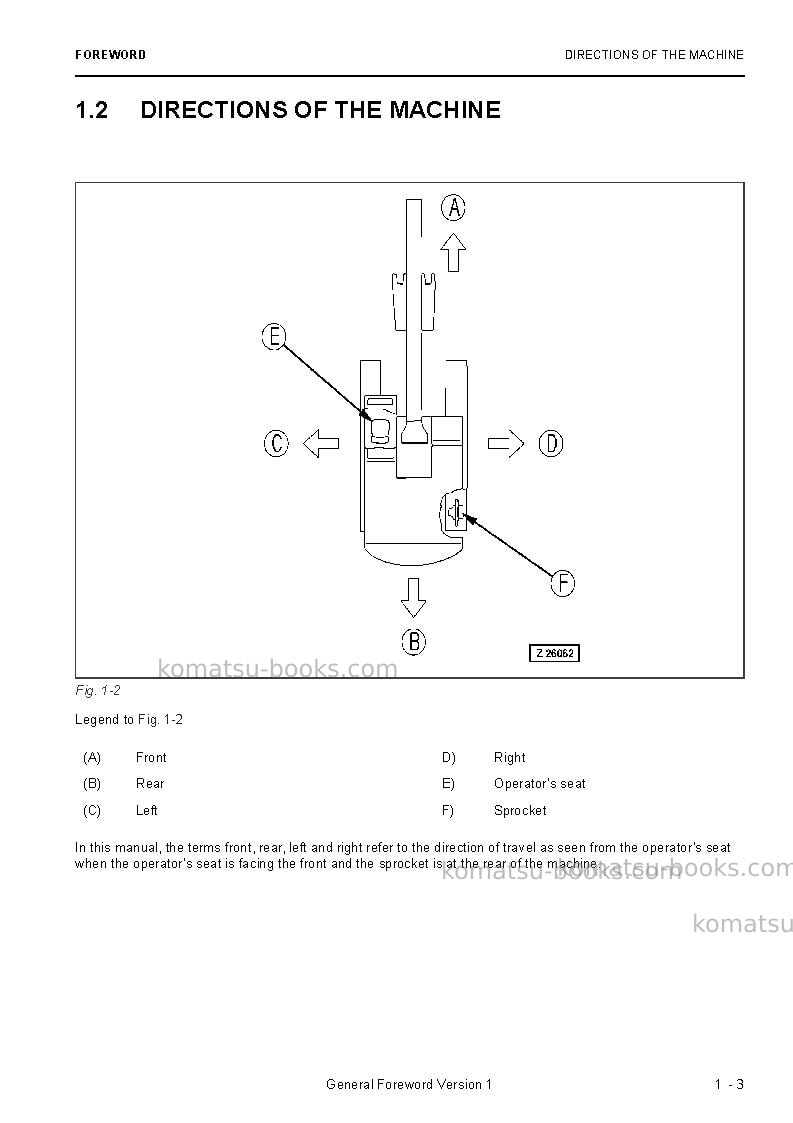 Komatsu pc8000e-6deu Operation manual cover Page 5