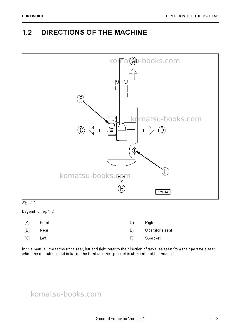 Komatsu pc8000-6deu Operation manual cover Page 5 Komatsu pc8000-6deu Operation manual cover Page 5