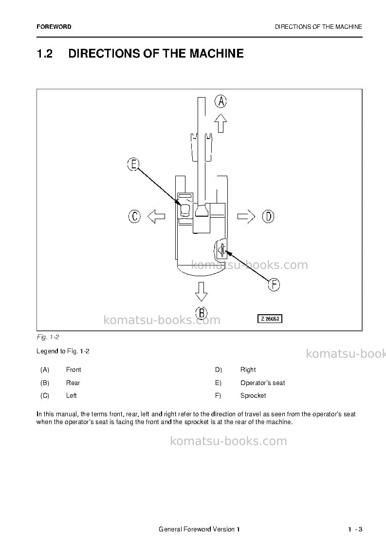 Komatsu pc8000e-6deu Operation manual cover Page 5