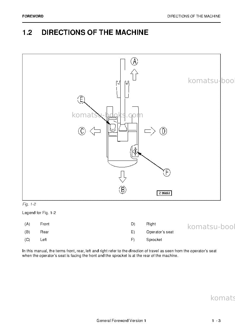 Komatsu pc8000e-6deu Operation manual cover Page 5