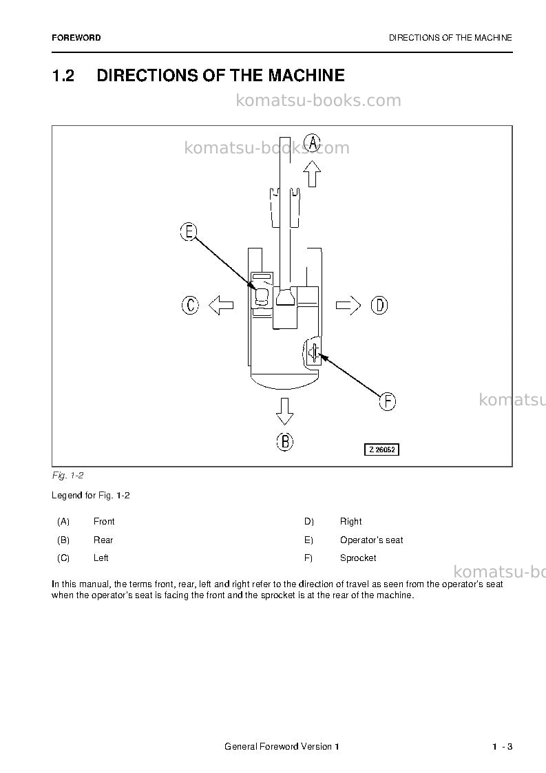 Komatsu pc8000e-6deu Operation manual cover Page 5