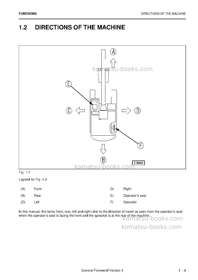 Komatsu pc8000e-6deu Operation manual cover Page 5 Komatsu pc8000e-6deu Operation manual cover Page 5