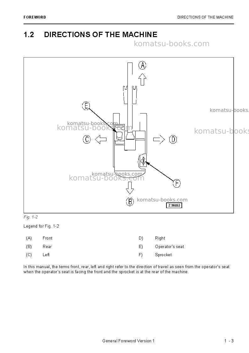 Komatsu pc8000e-6deu Operation manual cover Page 5