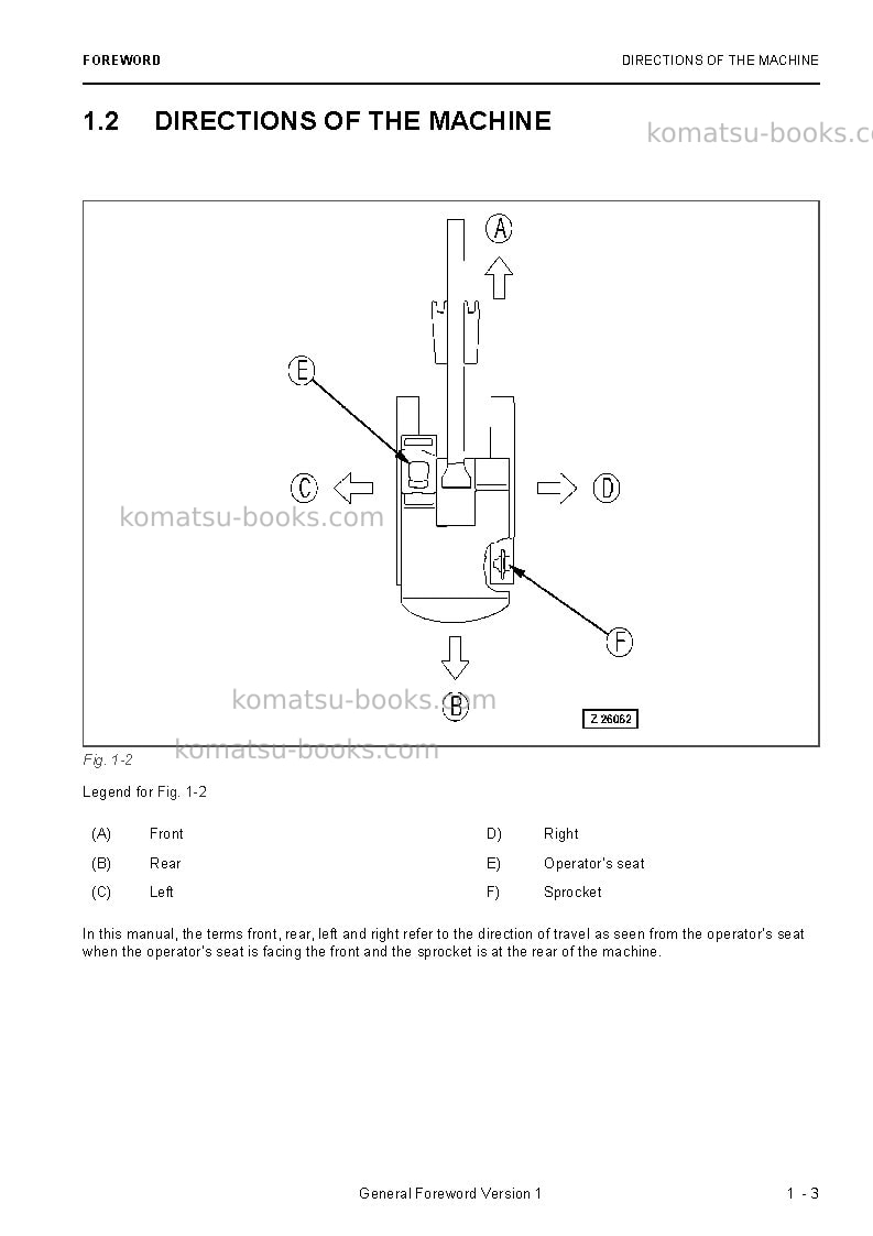 Komatsu pc8000e-6deu Operation manual cover Page 5 Komatsu pc8000e-6deu Operation manual cover Page 5