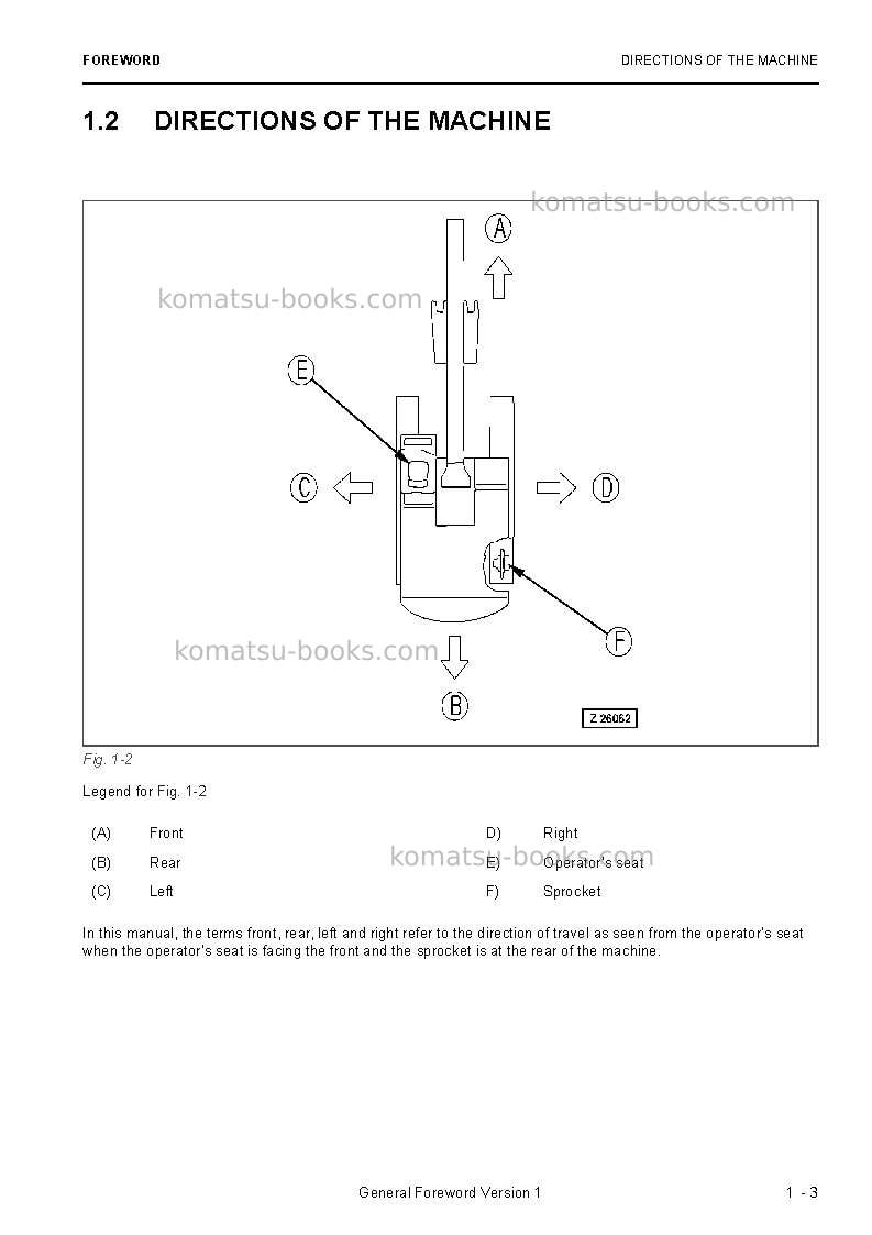 Komatsu pc8000e-6deu Operation manual cover Page 5 Komatsu pc8000e-6deu Operation manual cover Page 5