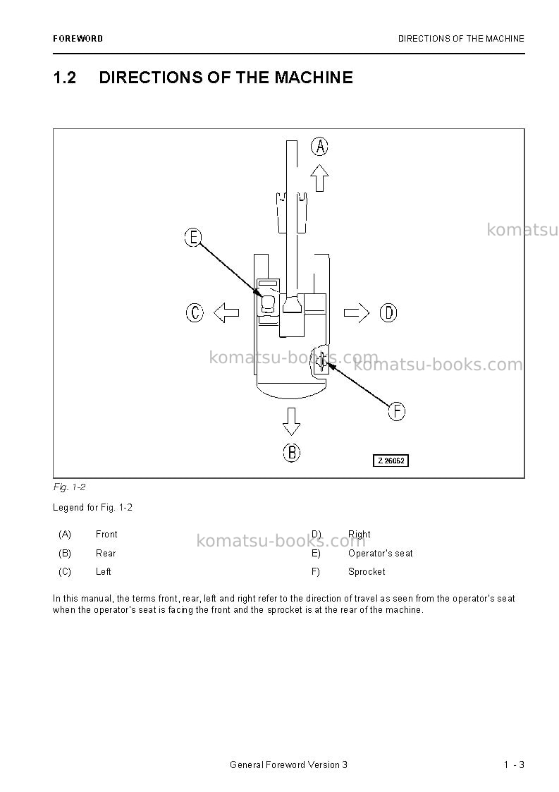 Komatsu pc8000e-6deu Operation manual cover Page 5