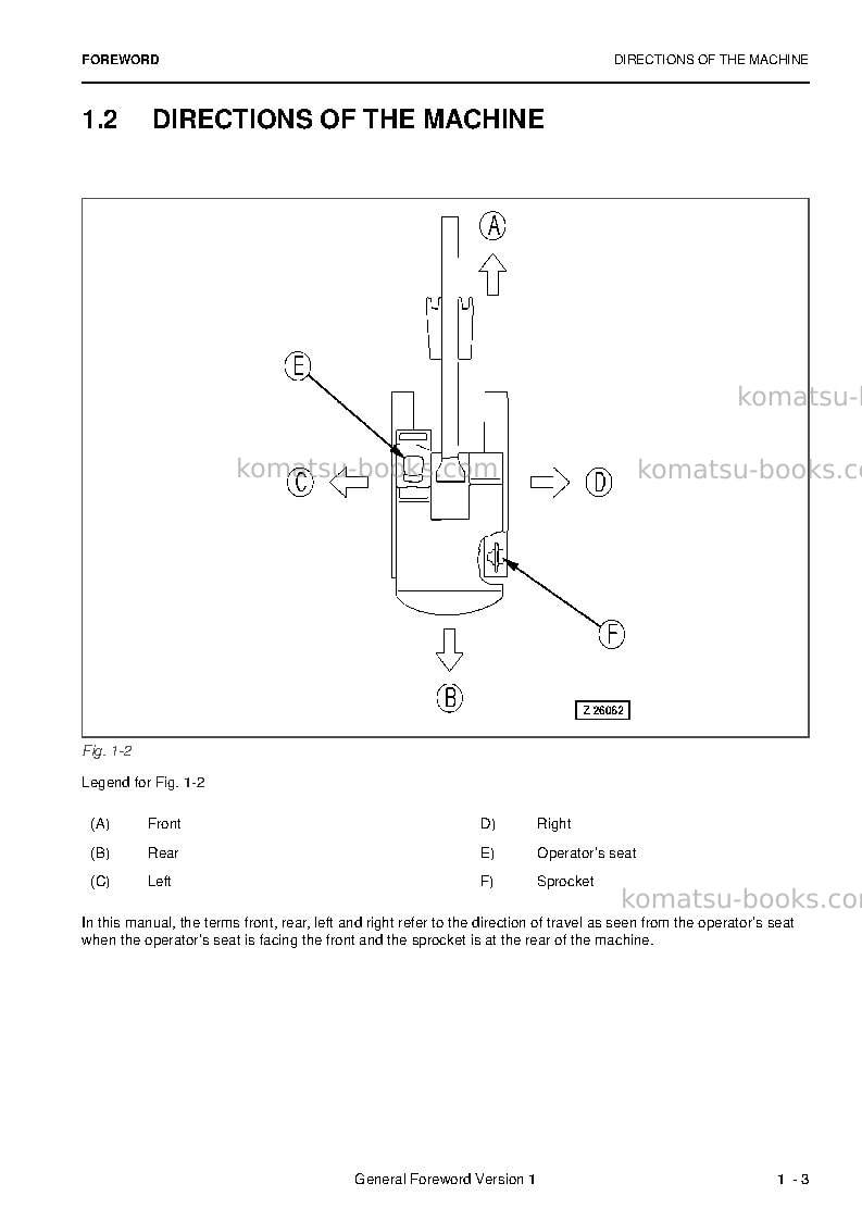 Komatsu pc5500e-6deu Operation manual cover Page 5 Komatsu pc5500e-6deu Operation manual cover Page 5