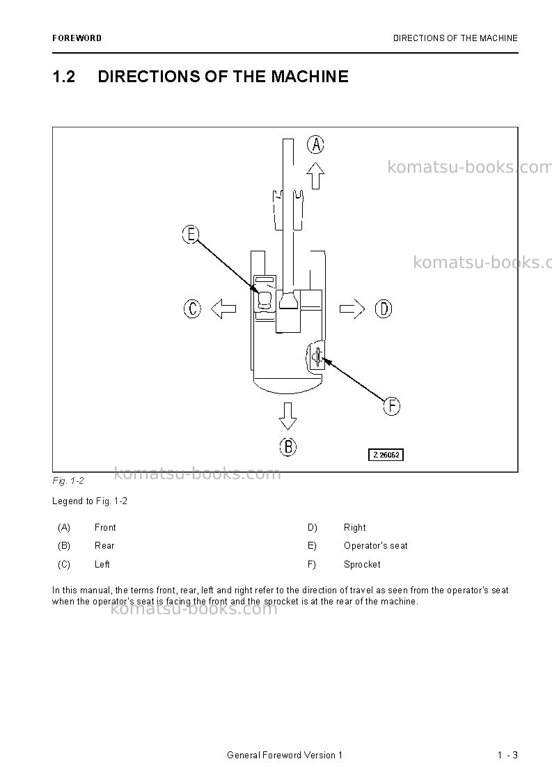 Komatsu pc5500-6deu Operation manual cover Page 5 Komatsu pc5500-6deu Operation manual cover Page 5