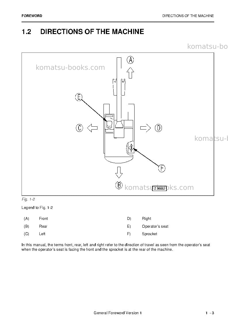 Komatsu pc5500-6deu Operation manual cover Page 5 Komatsu pc5500-6deu Operation manual cover Page 5