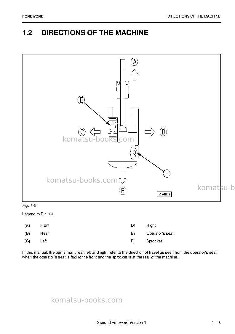 Komatsu pc5500e-6deu Operation manual cover Page 5 Komatsu pc5500e-6deu Operation manual cover Page 5