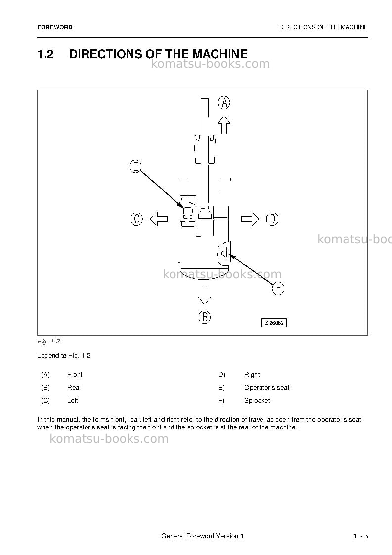 Komatsu pc5500-6deu Operation manual cover Page 5 Komatsu pc5500-6deu Operation manual cover Page 5