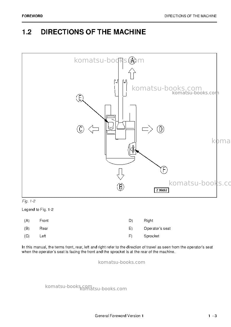 Komatsu pc5500e-6deu Operation manual cover Page 5 Komatsu pc5500e-6deu Operation manual cover Page 5