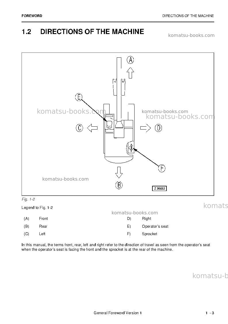 Komatsu pc5500-6deu Operation manual cover Page 5 Komatsu pc5500-6deu Operation manual cover Page 5