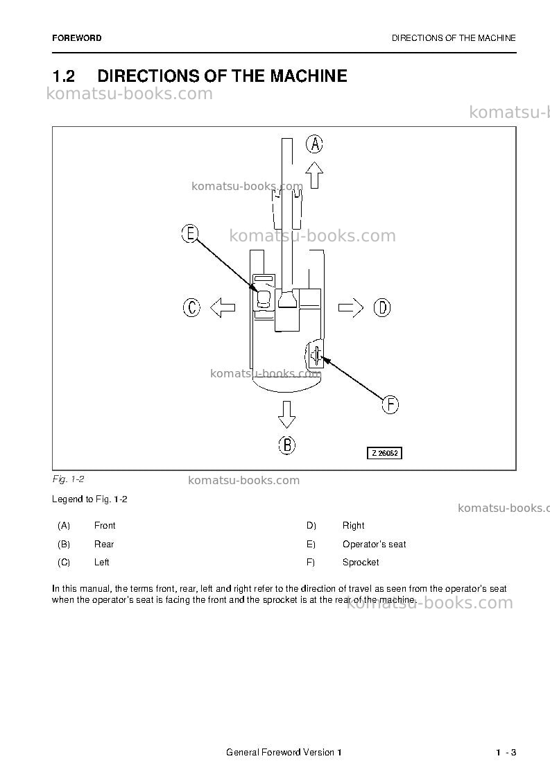 Komatsu pc5500-6deu Operation manual cover Page 5 Komatsu pc5500-6deu Operation manual cover Page 5