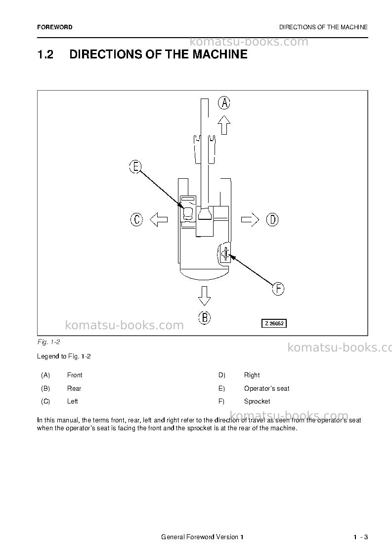 Komatsu pc5500-6deu Operation manual cover Page 5 Komatsu pc5500-6deu Operation manual cover Page 5