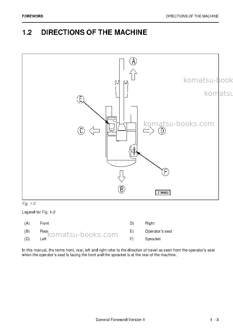 Komatsu pc5500-6deu Operation manual cover Page 5 Komatsu pc5500-6deu Operation manual cover Page 5