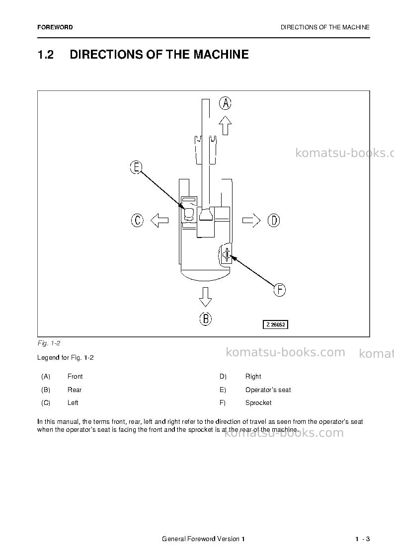 Komatsu pc5500-6deu Operation manual cover Page 5 Komatsu pc5500-6deu Operation manual cover Page 5
