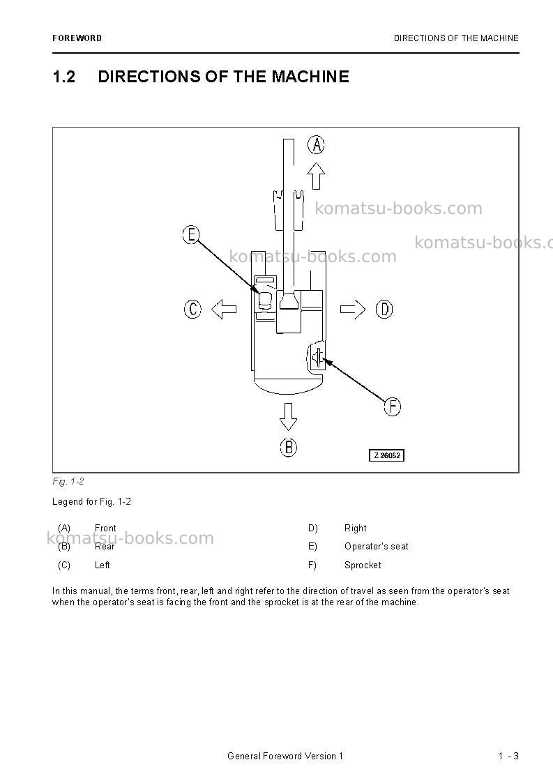 Komatsu pc5500e-6deu Operation manual cover Page 5 Komatsu pc5500e-6deu Operation manual cover Page 5