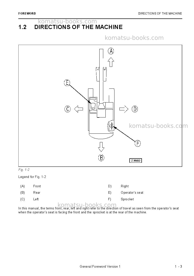 Komatsu pc5500e-6deu Operation manual cover Page 5 Komatsu pc5500e-6deu Operation manual cover Page 5