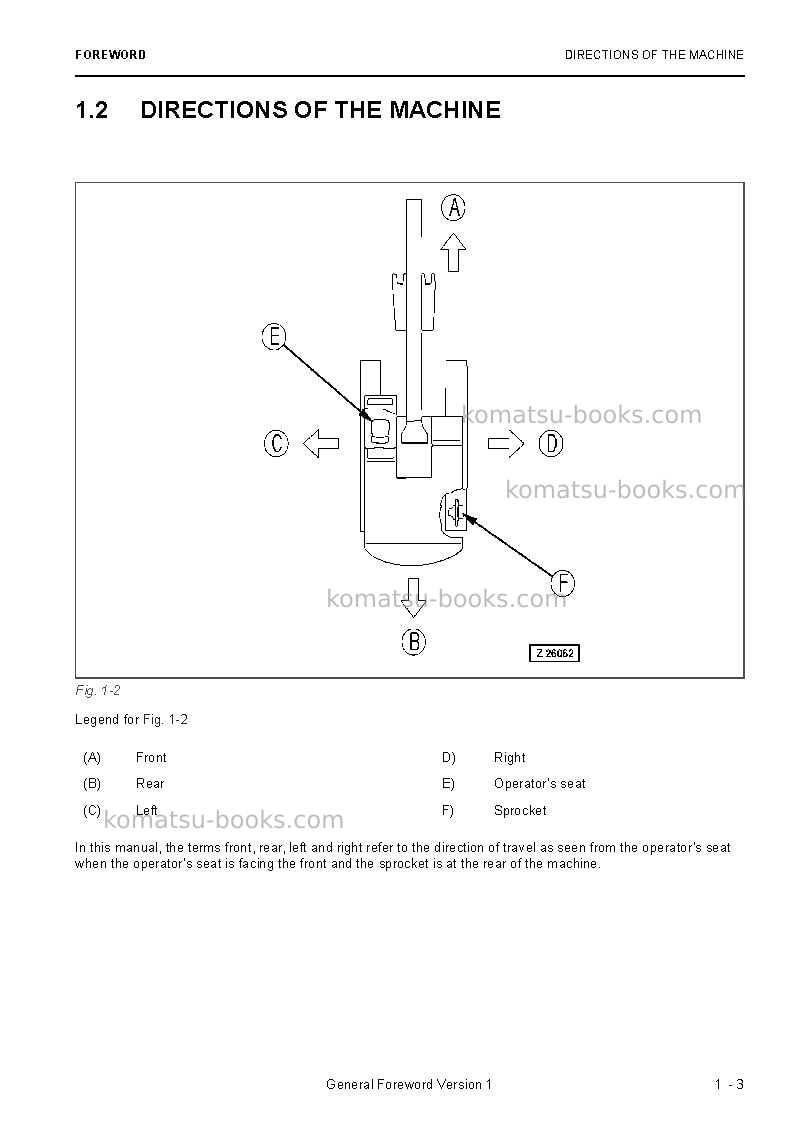 Komatsu pc5500e-6deu Operation manual cover Page 5 Komatsu pc5500e-6deu Operation manual cover Page 5