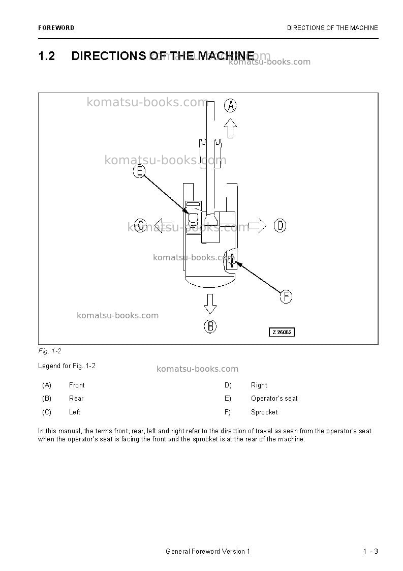 Komatsu pc5500e-6deu Operation manual cover Page 5 Komatsu pc5500e-6deu Operation manual cover Page 5