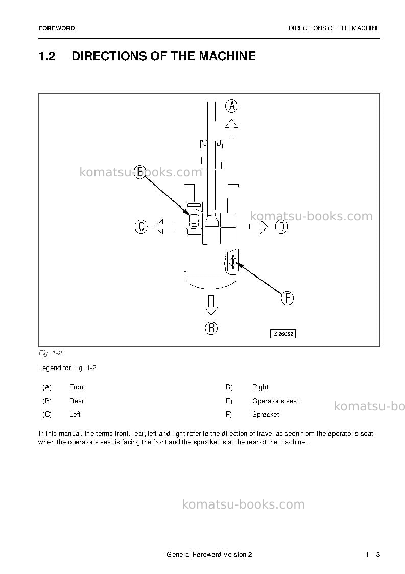 Komatsu pc5500e-6deu Operation manual cover Page 5 Komatsu pc5500e-6deu Operation manual cover Page 5