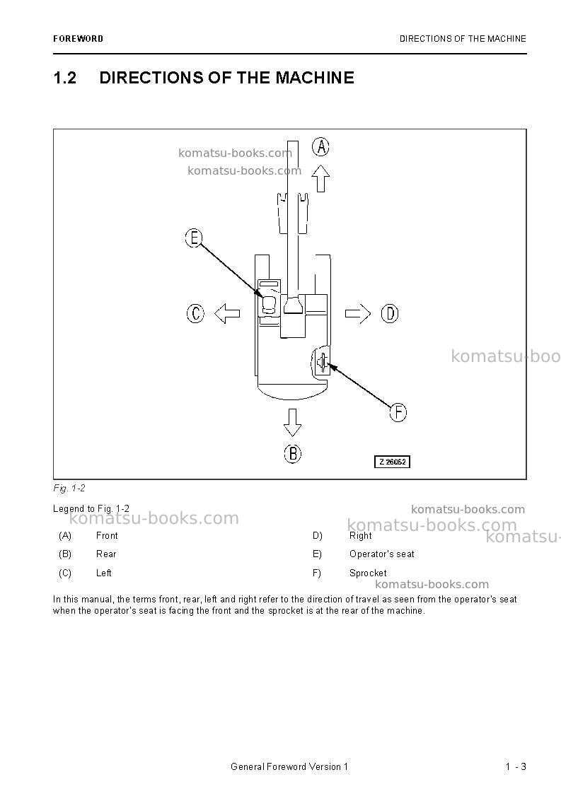 Komatsu pc3000-6deu Operation manual cover Page 5 Komatsu pc3000-6deu Operation manual cover Page 5