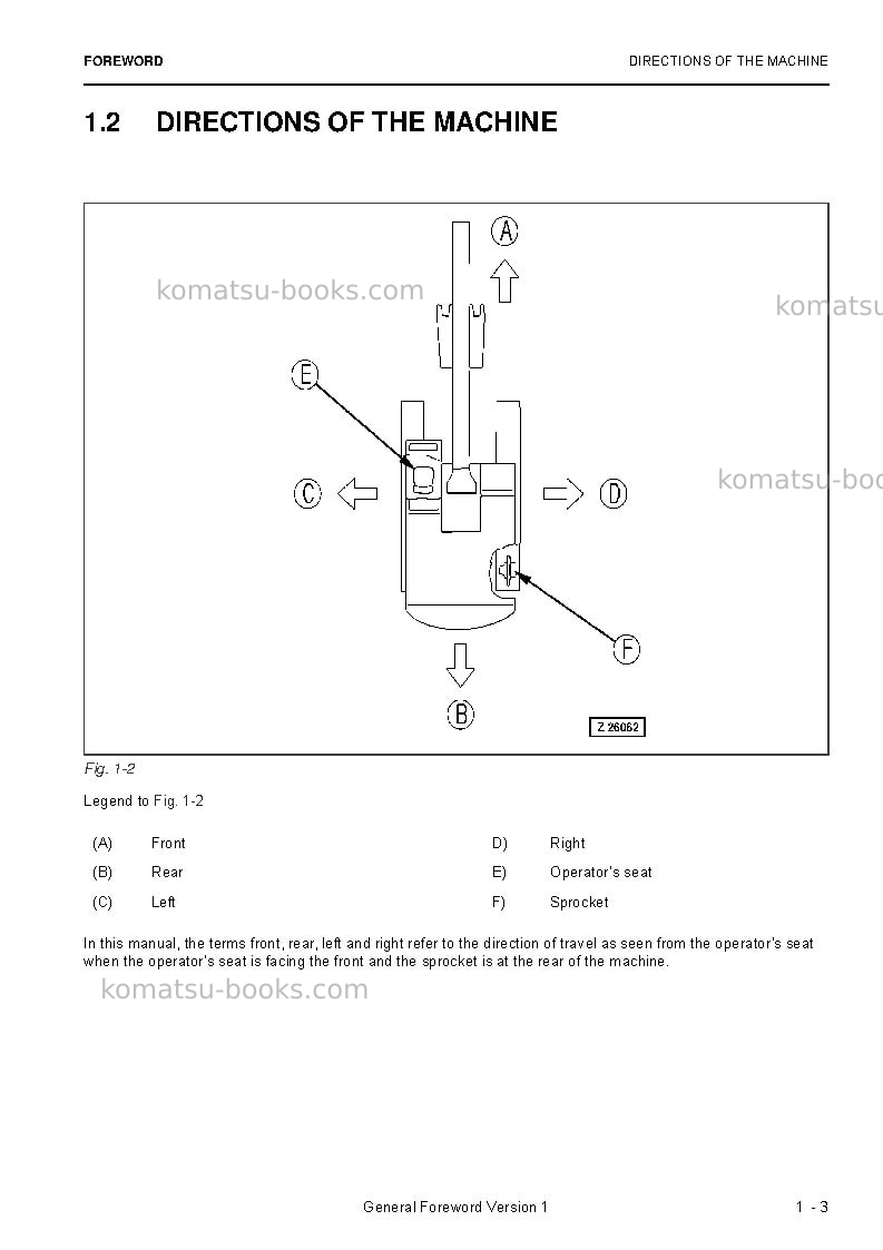 Komatsu pc3000-6deu Operation manual cover Page 5 Komatsu pc3000-6deu Operation manual cover Page 5