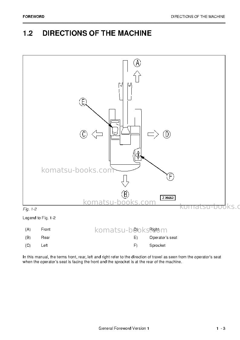 Komatsu pc3000-6deu Operation manual cover Page 5 Komatsu pc3000-6deu Operation manual cover Page 5