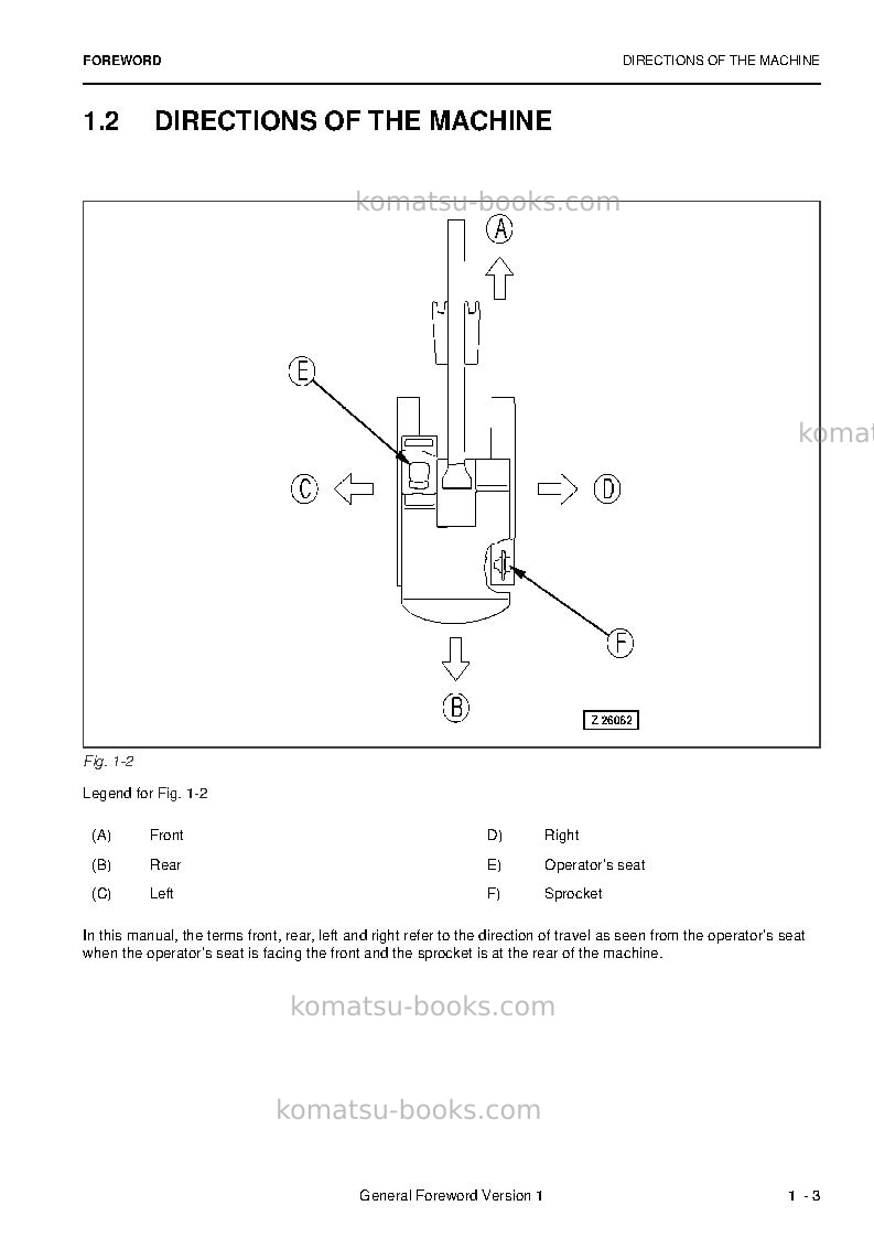 Komatsu pc3000e-6deu Operation manual cover Page 5 Komatsu pc3000e-6deu Operation manual cover Page 5