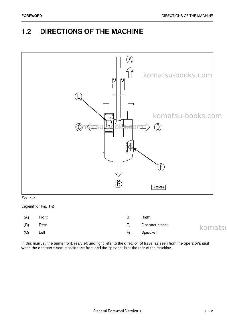 Komatsu pc3000e-6deu Operation manual cover Page 5 Komatsu pc3000e-6deu Operation manual cover Page 5