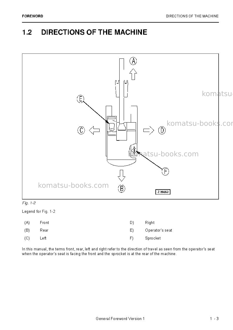 Komatsu pc3000-6deu Operation manual cover Page 5 Komatsu pc3000-6deu Operation manual cover Page 5