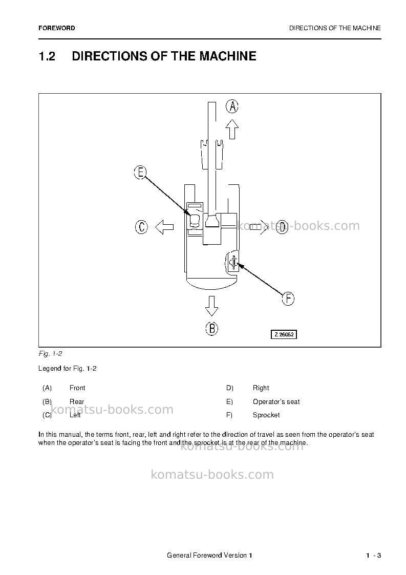 Komatsu pc3000e-6deu Operation manual cover Page 5 Komatsu pc3000e-6deu Operation manual cover Page 5