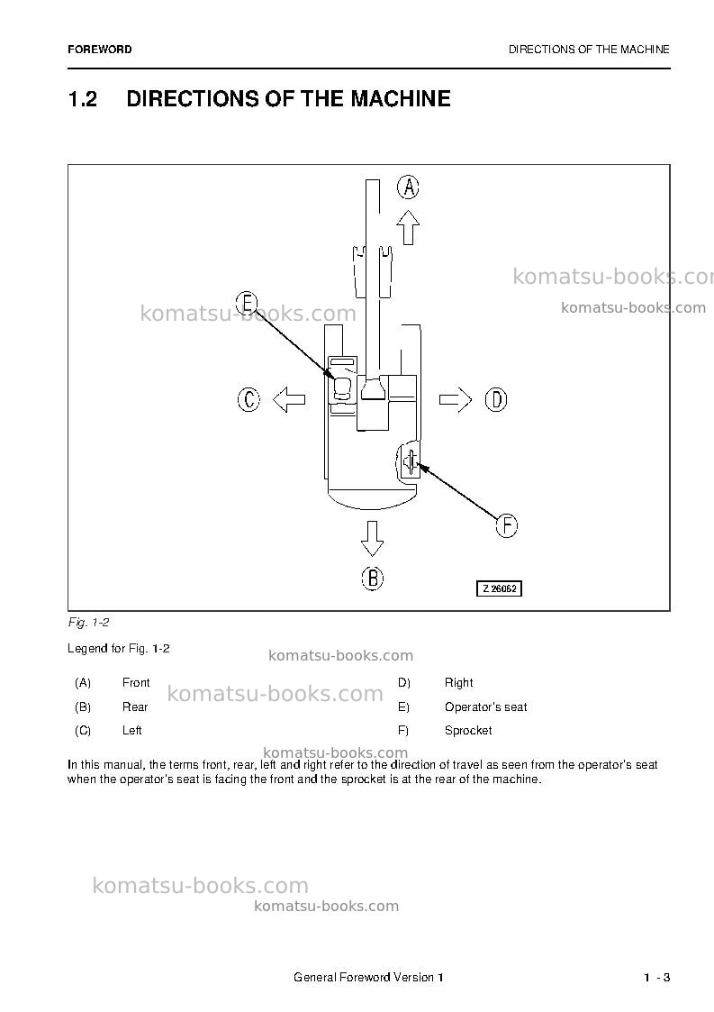 Komatsu pc3000e-6deu Operation manual cover Page 5 Komatsu pc3000e-6deu Operation manual cover Page 5