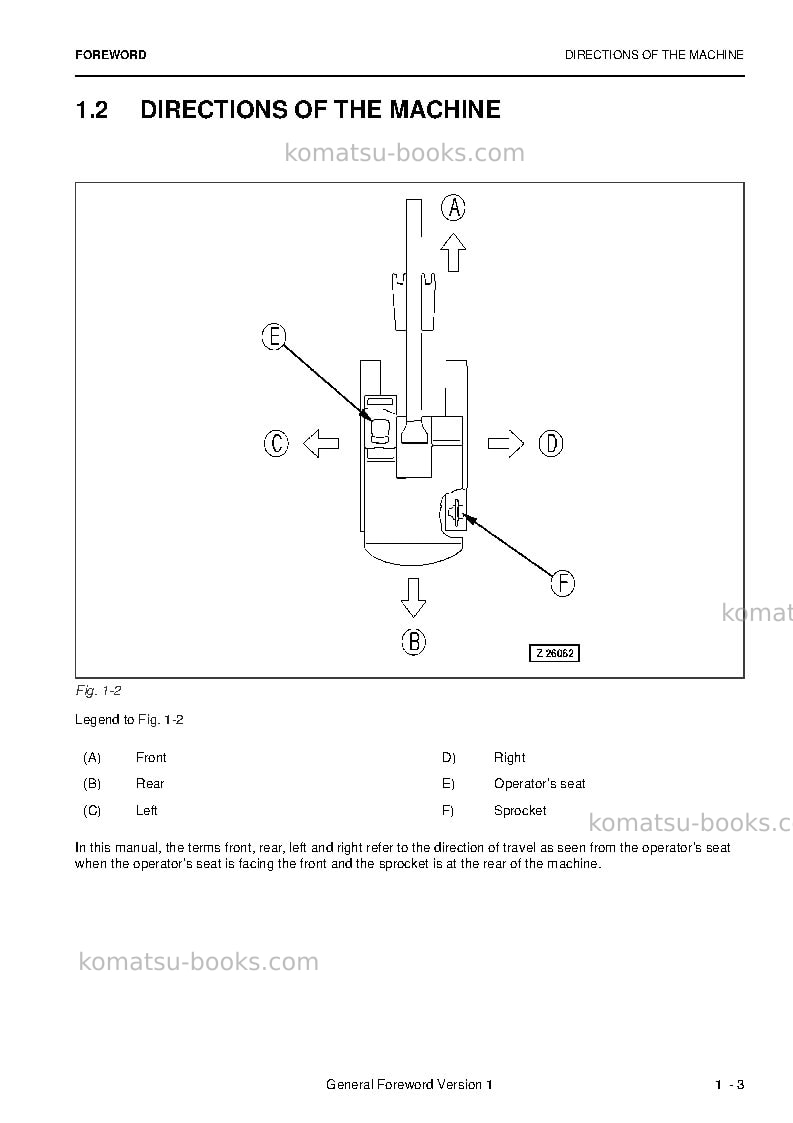 Komatsu pc4000-6deu Operation manual cover Page 5 Komatsu pc4000-6deu Operation manual cover Page 5
