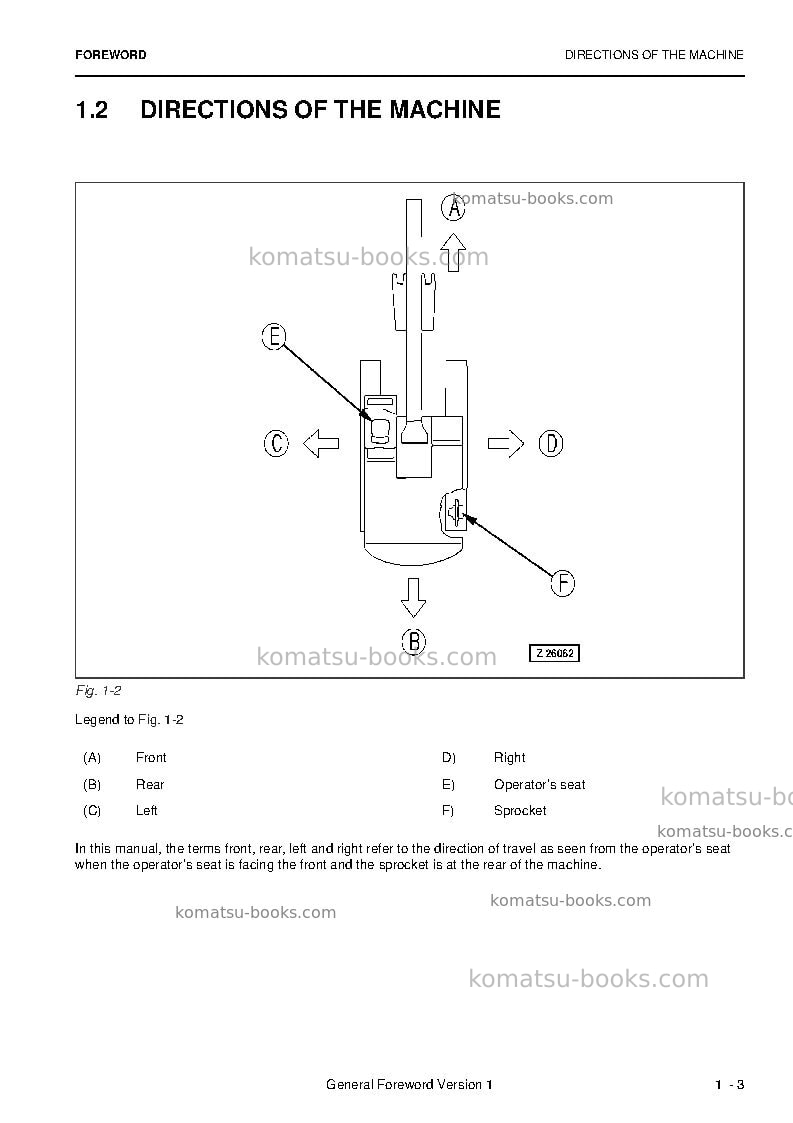 Komatsu pc4000-6deu Operation manual cover Page 5 Komatsu pc4000-6deu Operation manual cover Page 5