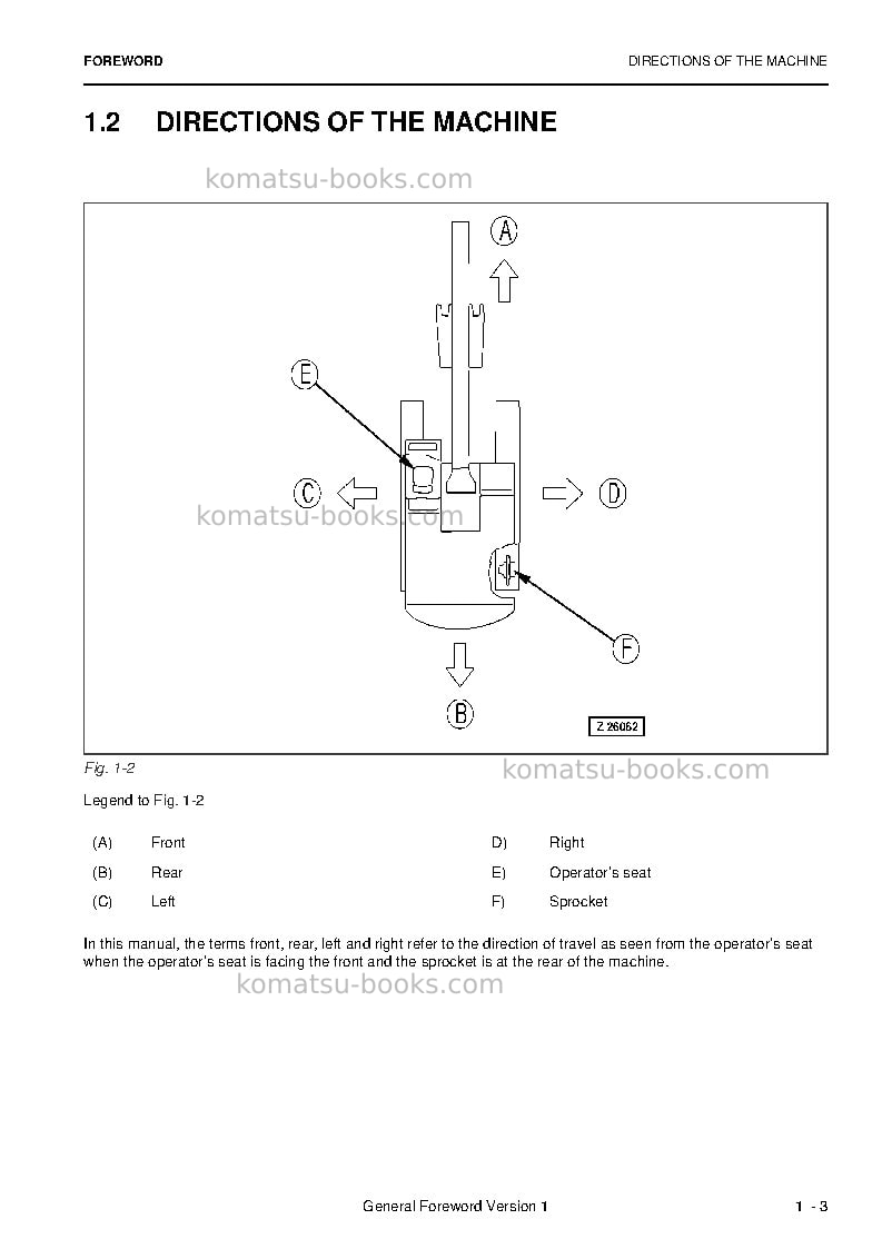 Komatsu pc4000-6deu Operation manual cover Page 5 Komatsu pc4000-6deu Operation manual cover Page 5
