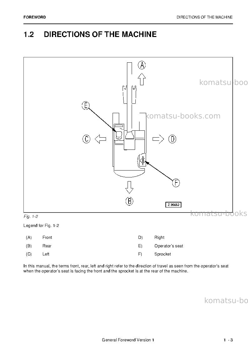 Komatsu pc4000-6deu Operation manual cover Page 5 Komatsu pc4000-6deu Operation manual cover Page 5