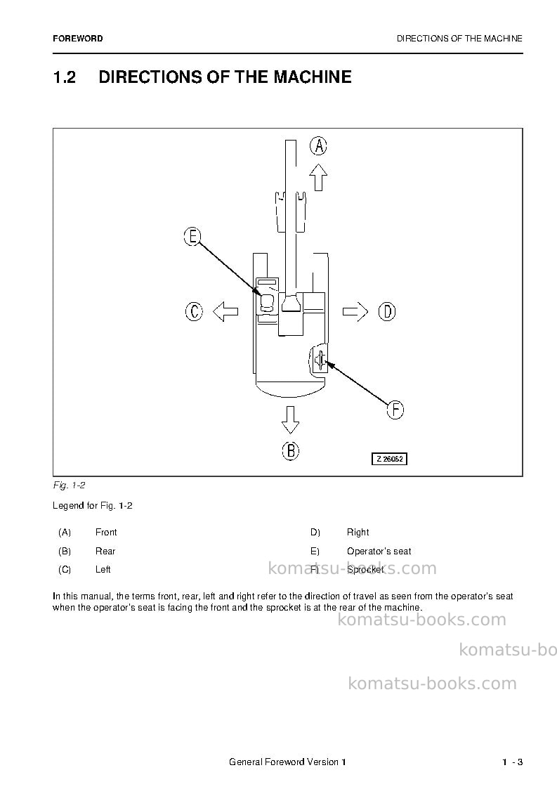 Komatsu pc4000-6deu Operation manual cover Page 5