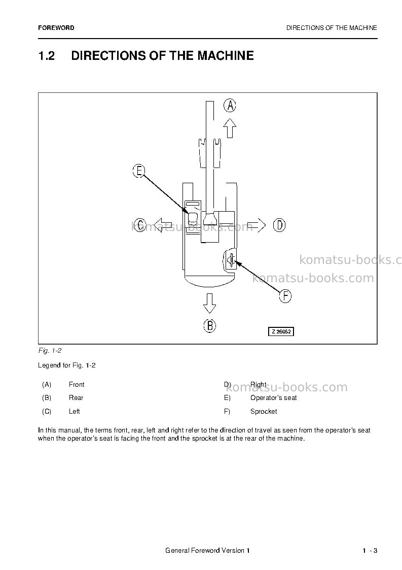 Komatsu pc4000-6deu Operation manual cover Page 5 Komatsu pc4000-6deu Operation manual cover Page 5
