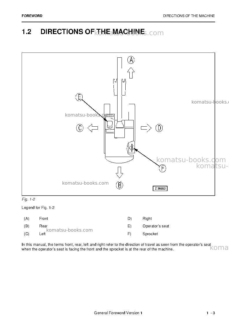 Komatsu pc4000-6deu Operation manual cover Page 5 Komatsu pc4000-6deu Operation manual cover Page 5